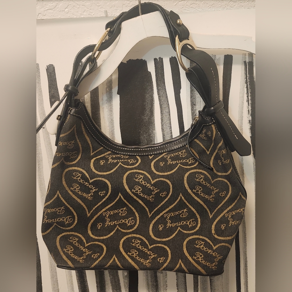 Dooney & Bourke Black and Gold Women's Bag